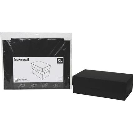 Buntbox, Geschenkverpackung, 72-8 - Kartonage Set, Grösse XL, Graphit (Geschenkbox)