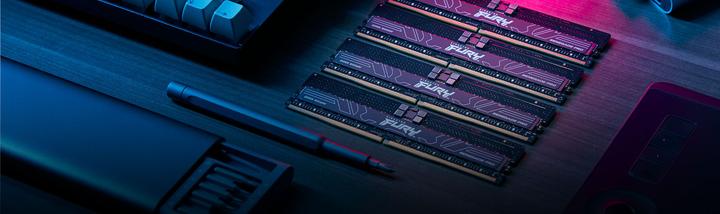 Produktbild Kingston 16GB 6400MT/s DDR5 ECC Reg CL32 DIMM FURY Renegade Pro EXPO (1 x 16GB, 6400 MHz, DDR5-RAM, DIMM)