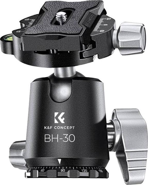Actual product image K&F Concept Tripod X254C4+BH-30 (Carbon)