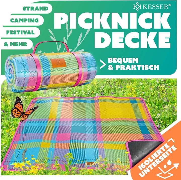 Produktbild Kesser Wasserdichte Picknick- und Campingdecke