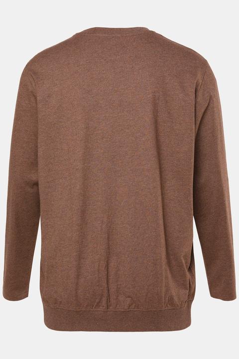 Produktbild JP1880 Langarmshirt, Bauchfit, Basic, Rundhals