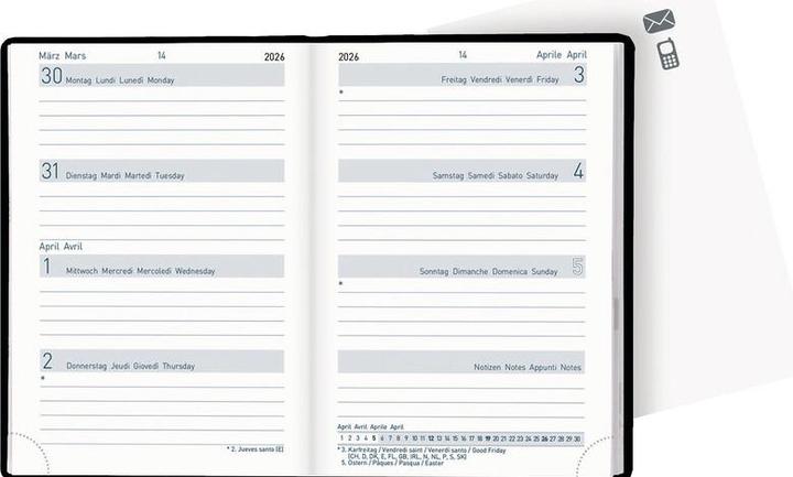 Energie-Label Biella Taschenagenda Mittelformat