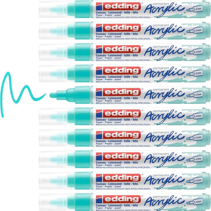 Produktbild Edding Acrylmarker 5100 Medium (Türkis, 3 mm, 1 x)