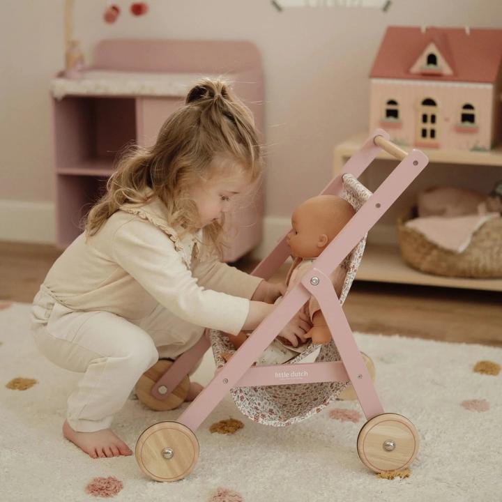 Produktbild Little Dutch Puppenwagen Buggy aus Holz