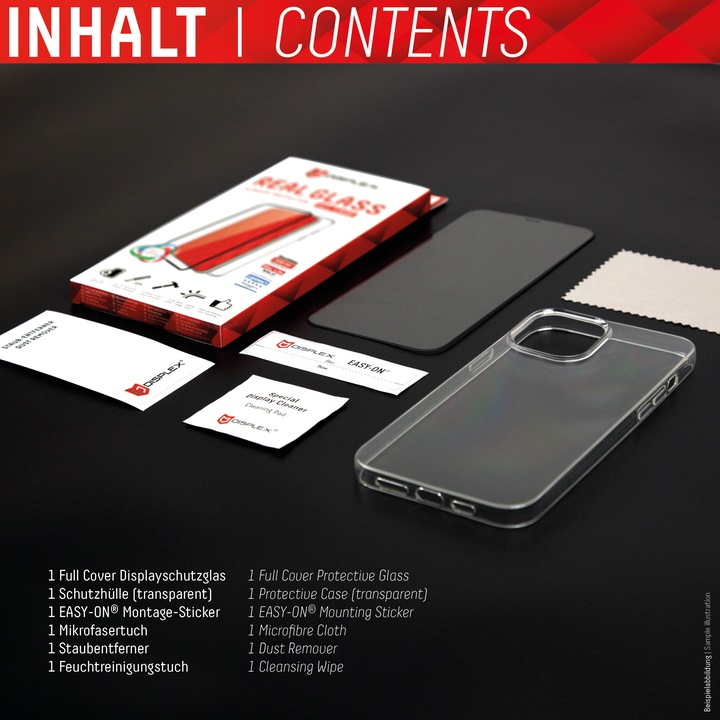 Produktbild Displex Real Glass, Full Cover Panzerglas (1 Stück, Samsung Galaxy S21+)