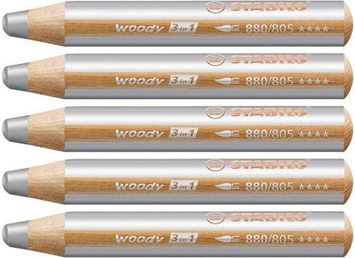 Actual product image STABILO Woody 3 in 1 (Silver, 1 x)
