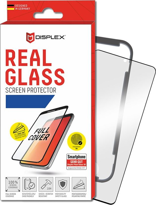 Produktbild Displex Real Glass, Full Cover Panzerglas (1 Stück, Samsung Galaxy S21+)