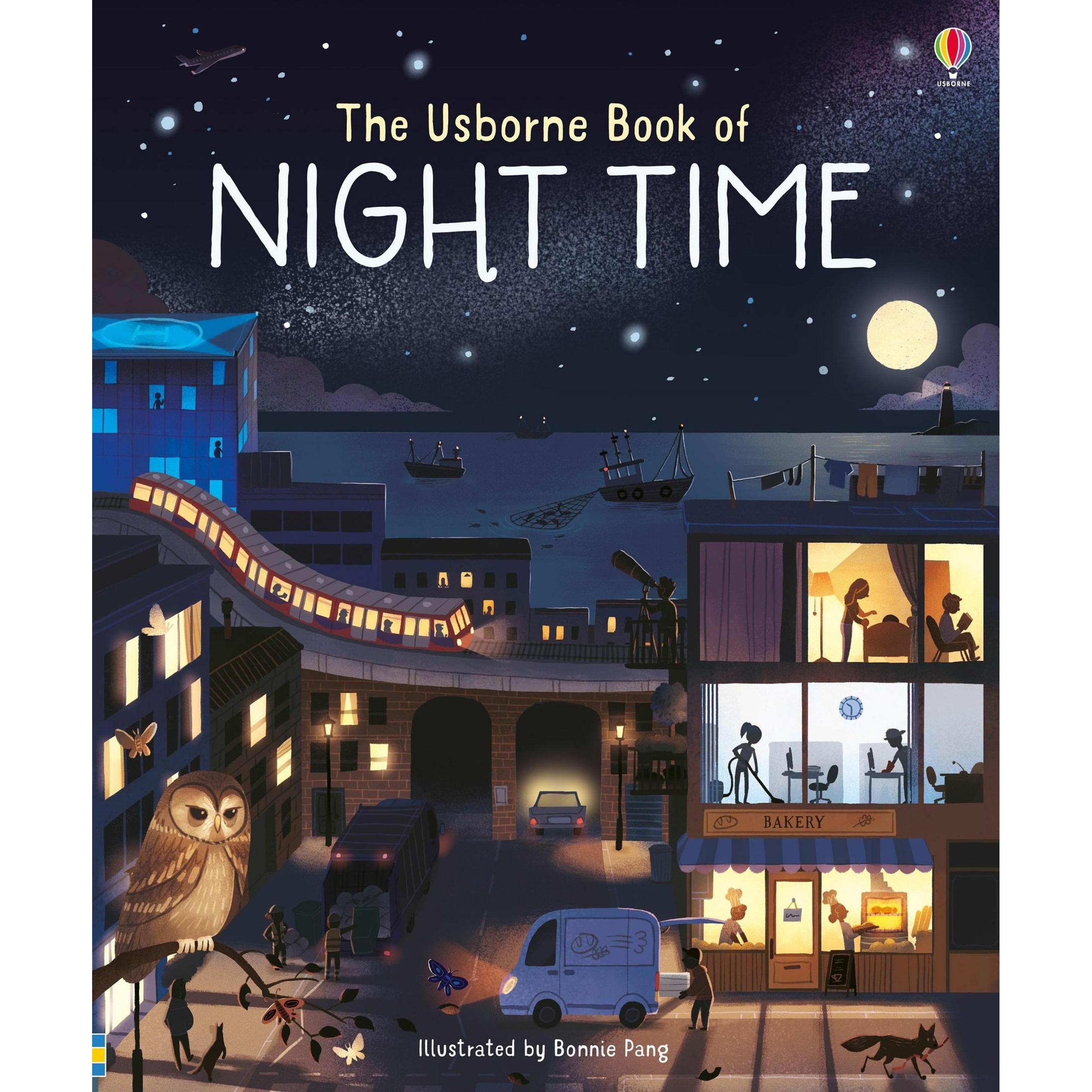 Cowan:The Usborne Book of Night Time, Kinderbücher von Laura Cowan