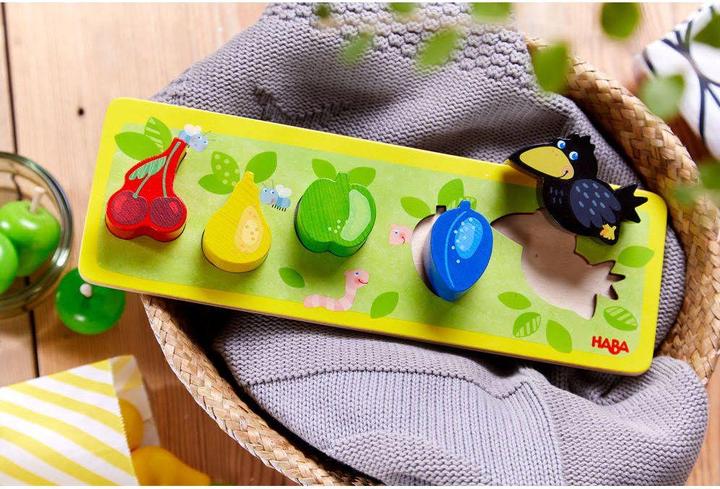 Produktbild Haba Holzpuzzle Obstgarten (5 Teile)