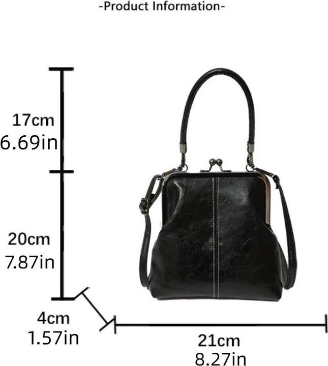 Immagine prodotto Only-Bags.Store Elegante Schloss Umhängetasche Kapazität Retro