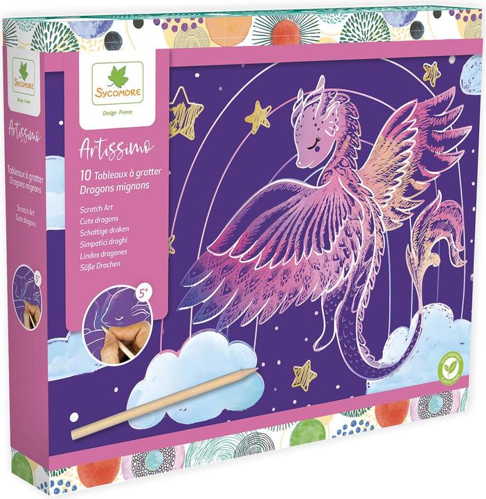Produktbild Sycomore Artissimo Gm Scratch Art Dragons Mignons (Fr-De-It)