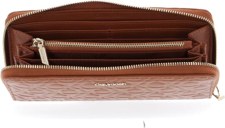 Actual product image Calvin Klein CK Must Zip Around Wallet Embossed