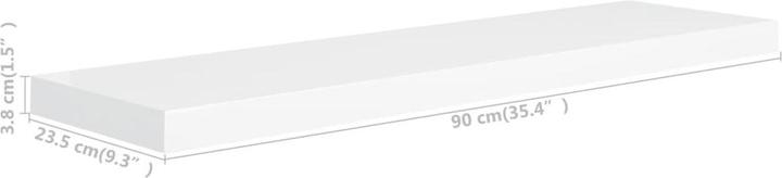 Actual product image vidaXL Wandregal (23.50 x 90 x 4 cm)