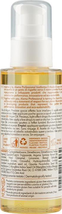 Immagine prodotto Alama Professional Olio di Argan idratante per capelli secchi 100ml (100 ml)