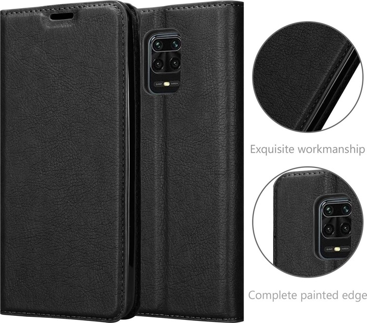Actual product image Cadorabo Book Invisible Magnet Cover (Xiaomi Redmi Note 9, Xiaomi Redmi Note 9S)