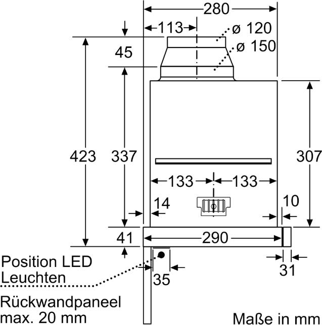 Productafbeelding Siemens LI69SA684 (Platte schermkap)