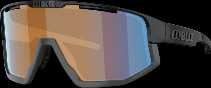 Produktbild Bliz Fusion Small (Matt Black, Nano Optics Nordic Ligh Coral - Orange w blue multi, Matt Schwarz, Nano Optics Nordic Ligh Coral - Orange w blue multi)