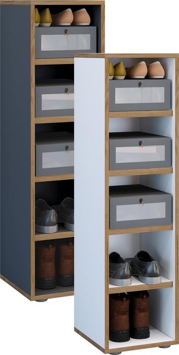 Actual product image VCM Regal Schuhschrank Schuhregal Salia B30 (30 x 33 x 110 cm)