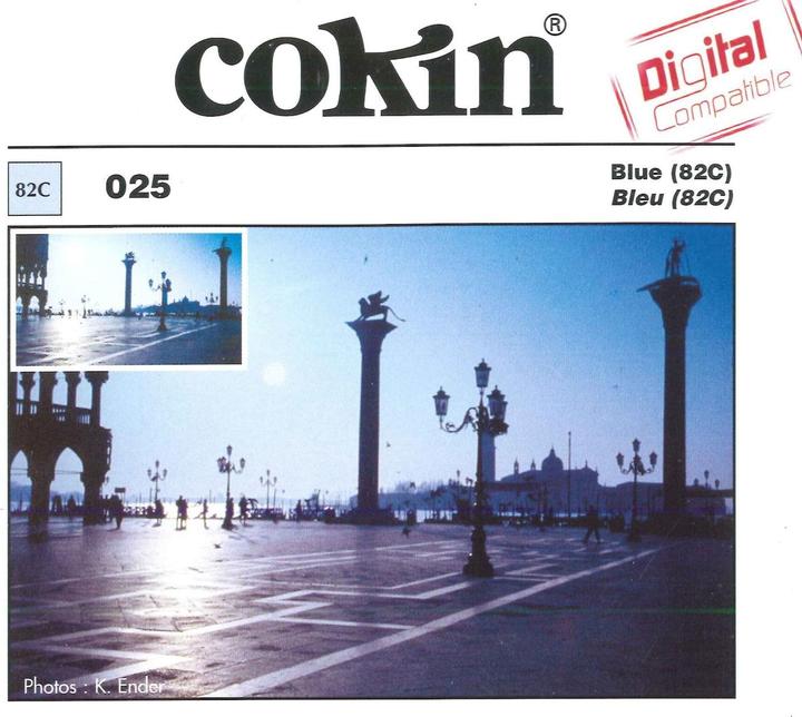 Cokin X025 Blaufilter (82C) (82 mm, Farbfilter, 82 mm)