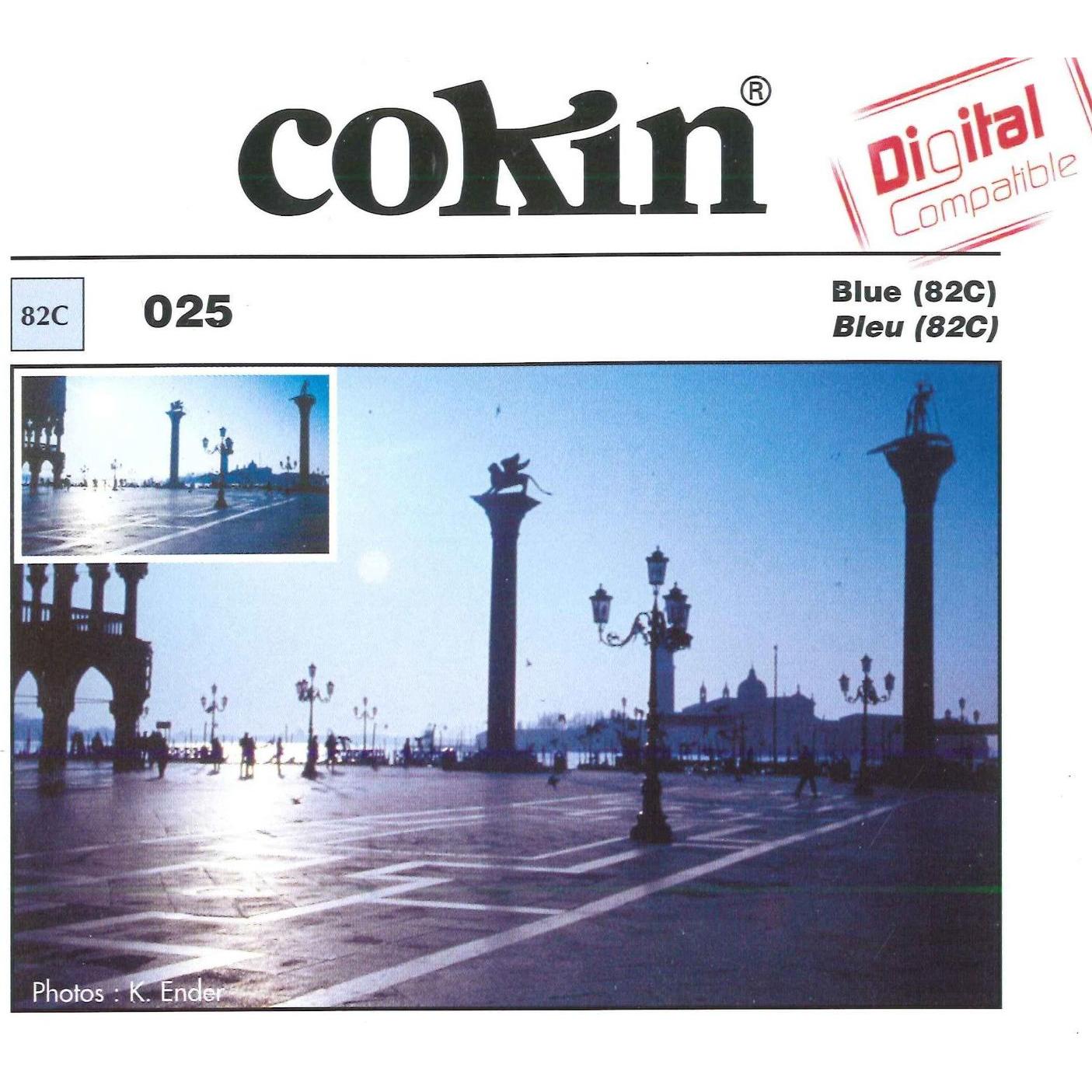 Cokin X025 Blaufilter (82C) (820 mm, Farbfilter, 820 mm), Objektivfilter, Blau