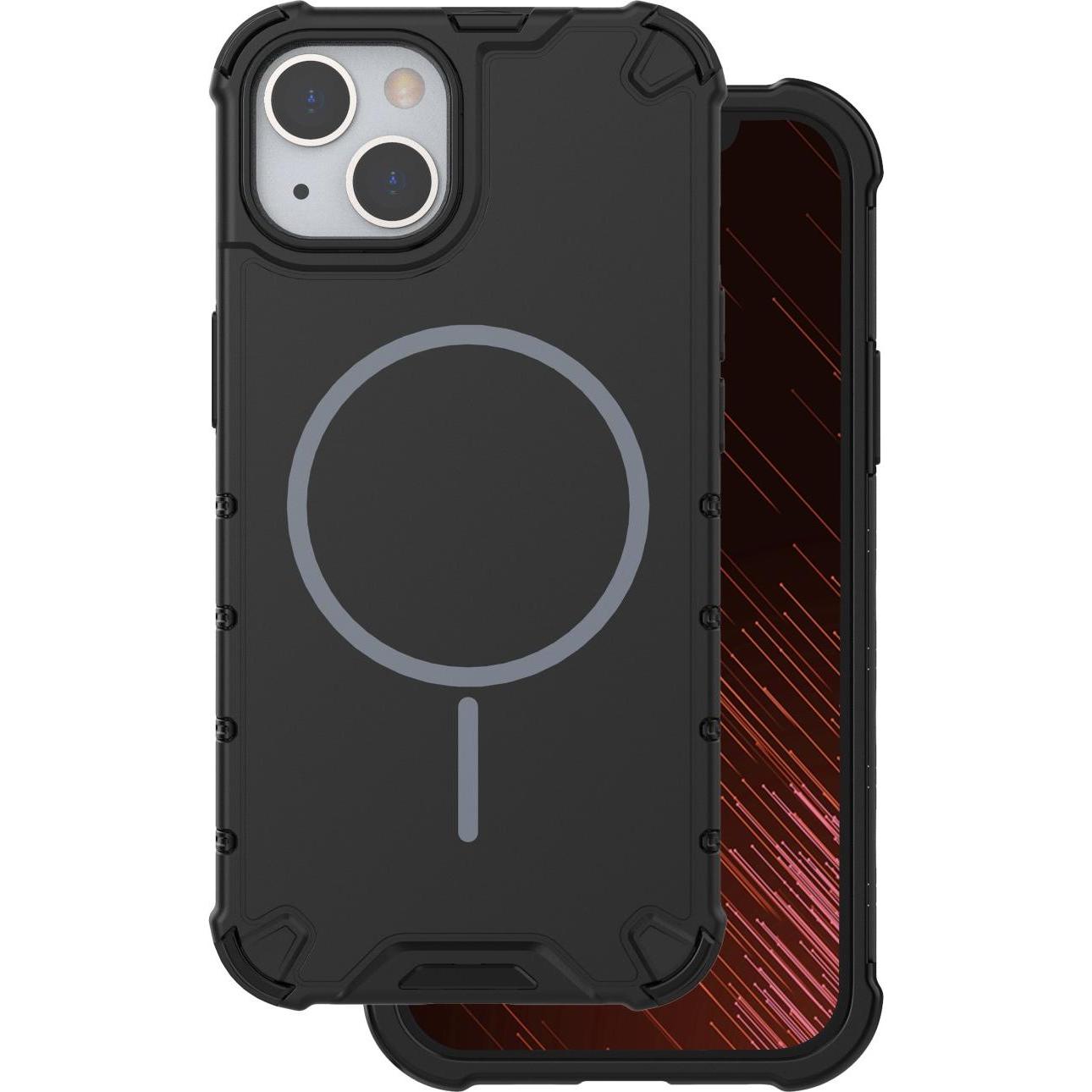 OEM Defender 2in1 Mag case for iPhone 13 6,1" black (Apple iPhone 13), Cover smartphone, Nero