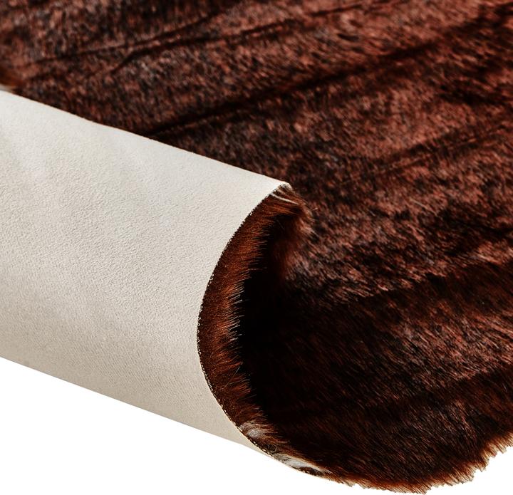 Actual product image Beliani Faux Fur Carpet Cow brown / white 130 x 170 cm BOGONG (170 x 130 cm)