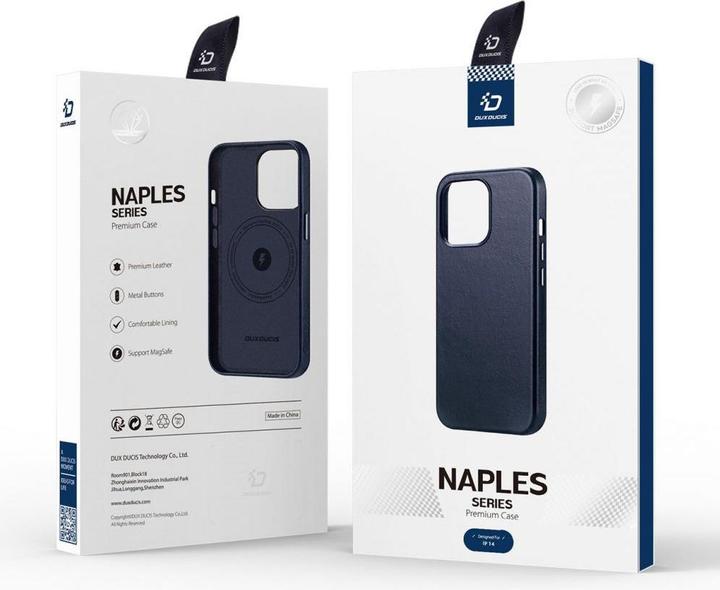 Actual product image Dux Ducis Naples Series Genuine Leather Case (Apple iPhone 14)