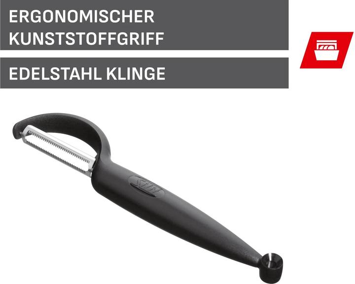 Image du produit Silit Éplucheur de tomates/légumes Pelaro noir