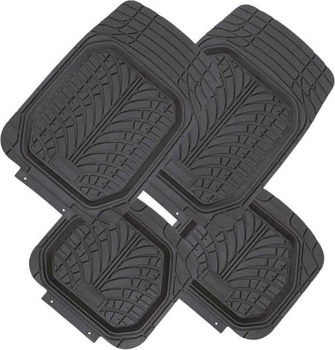 Autoserio Tappeti Per Auto In Pvc (4 Pezzi) (1 set di 4 tappetini)