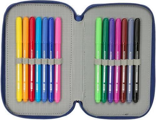 Produktbild Safta F.C. Barcelona Navy Blue Children's School Pencil Case