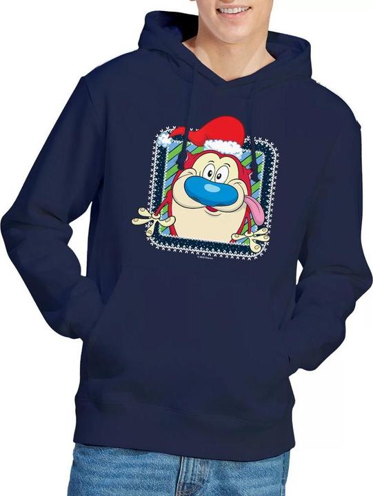 Produktbild Ren & Stimpy Festive Kapuzenpullover weihnachtliches Design (S)