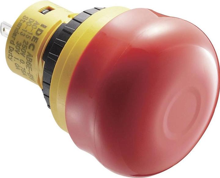 Idec E-Stop 16mm 29mm operator 2NC uni-body