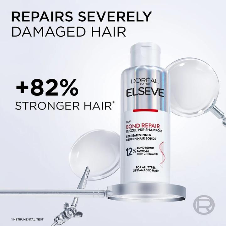 Actual product image L'Oréal Paris Elseve Bond Repair Pre-Shampoo (Liquid shampoo, 200 ml)