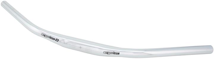 Ergotec Guidon LADY-TOWN / 31.8mm, 620mm, 30°, argent poli (31.80 mm)