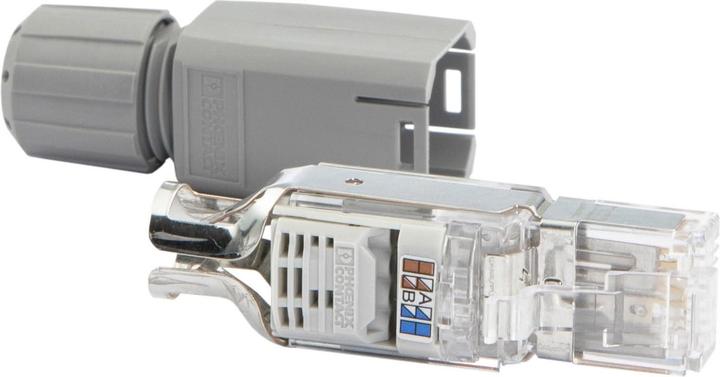 Actual product image Dätwyler Plug RJ45, IP20 Cat.5/5e field assembly (Network cable plug)