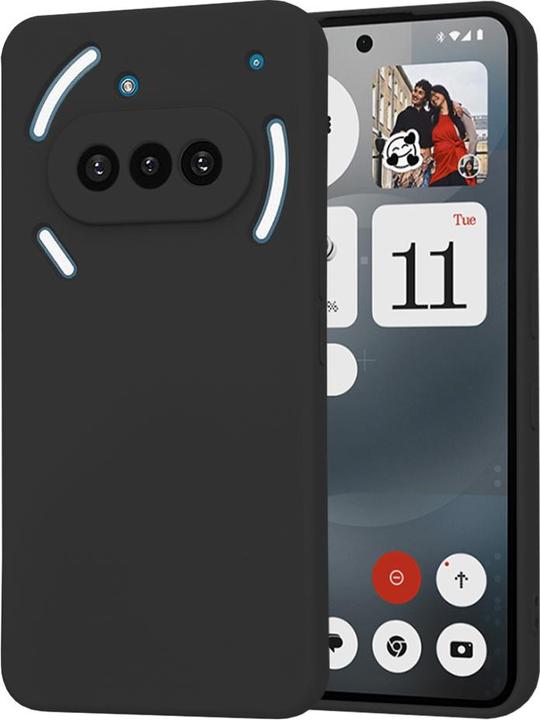 Actual product image Techsuit - SoftFlex - Nothing Phone (3a) - Black (Nothing Phone (3a))