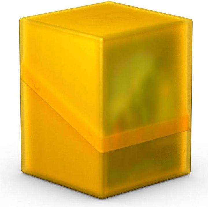 Productafbeelding Ultimate Guard UGD010682 - Boulder kaartendoos - 80+ kaarten, standaard formaat, amberkleurig