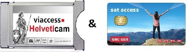 Produktbild Helveticam Viaccess Dual Modul & SRG SSR Sat-Access-Karte