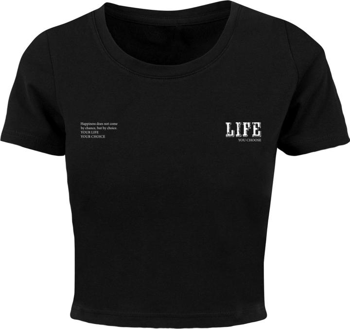 Produktbild Merchcode Ladies Life Cropped Tee - 176401 (L)