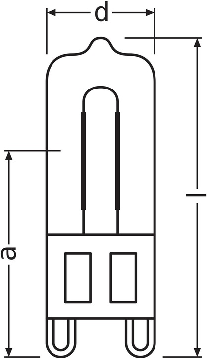 Immagine prodotto Osram Lampada per stufa (G9, 40 W, 490 lm, 1 x, G)