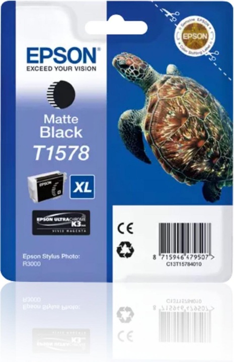 Produktbild Epson T1578 Ultra Chrome K3 (MBK)
