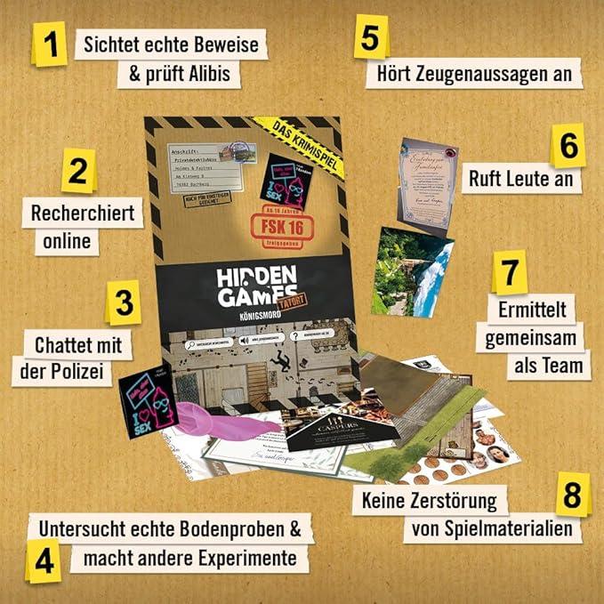 Produktbild Hidden Games Königsmord - Krimispiel (Deutsch)