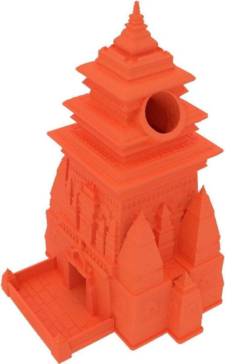 Produktbild Feldherr Fates End Würfelturm Mönch orange – 3D Tabletop Geländeteil (Kunststoff)