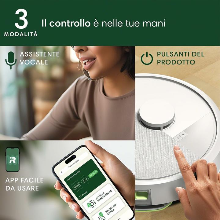 Image du produit iRobot Roomba 105 Combo Robot + AutoEmpty Dock (Robot d'aspiration et de nettoyage)