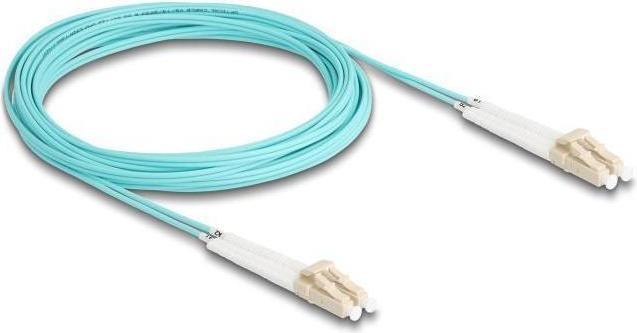 Produktbild Delock LWL Kabel LC-D > LC-D Multimode OM3 winkelbar 5,0m (CAT8.2, 5 m)