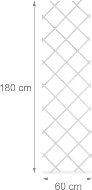 Produktbild Relaxdays 3x Rankgitter (1 cm, 60 cm)