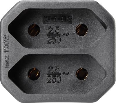 Immagine prodotto Basetech 1595909 1 distributore di prese nero (2x)