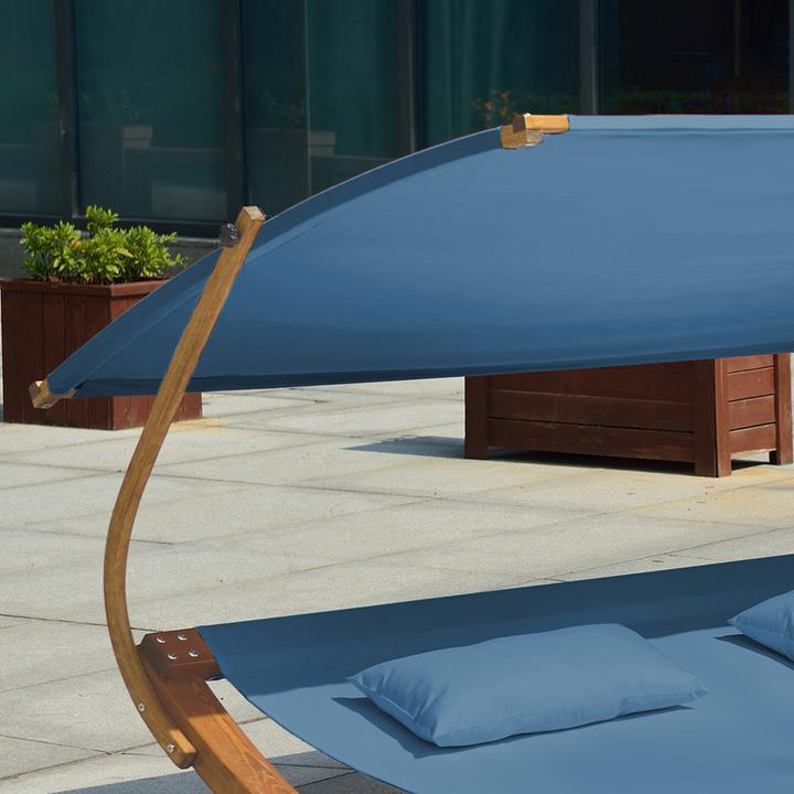 Image du produit Axi Mallorca lit double avec parasol bleu (200 cm)