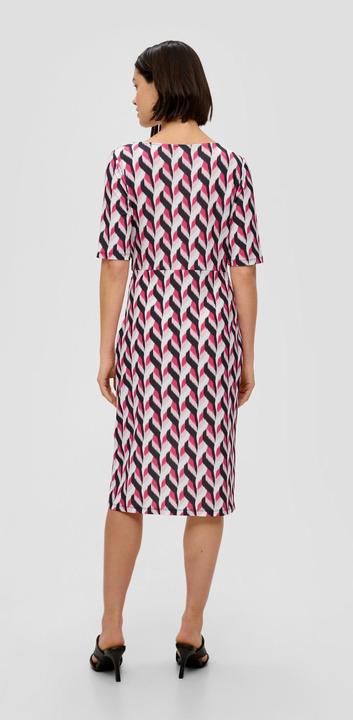 Produktbild s.Oliver Kleid Midikleid mit All-over-Print (46)