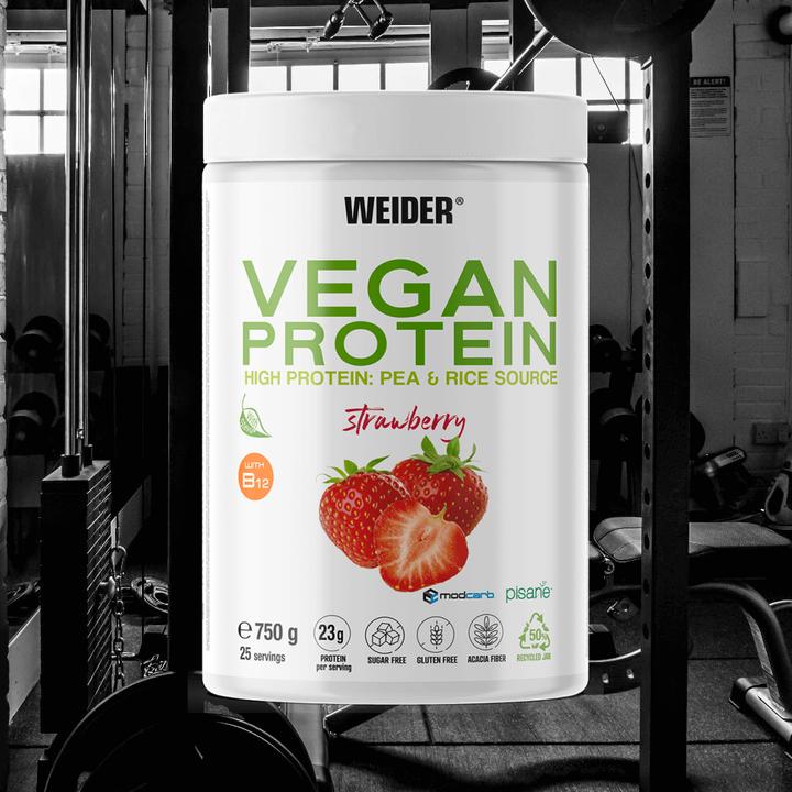 Actual product image Weider Vegan Protein (Strawberry, 1 x, 750 g)
